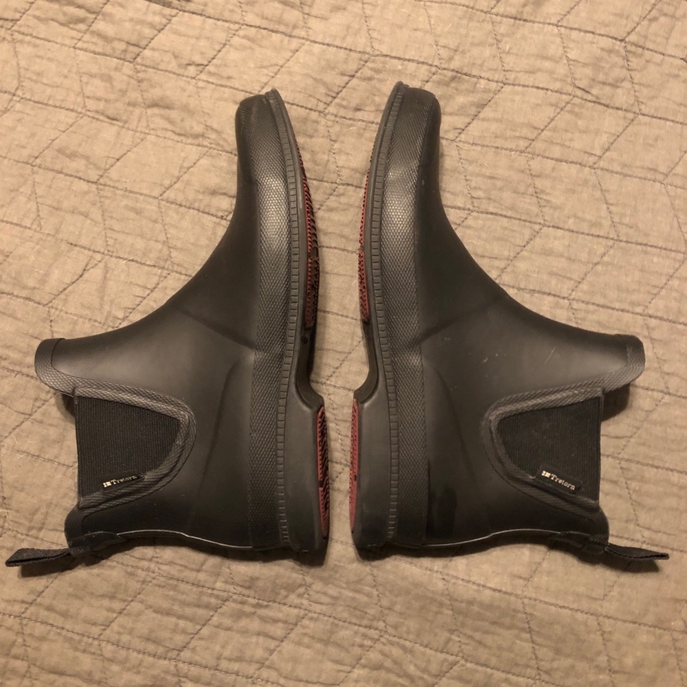 Tretorn Black Rubber Waterproof Boots 42 10